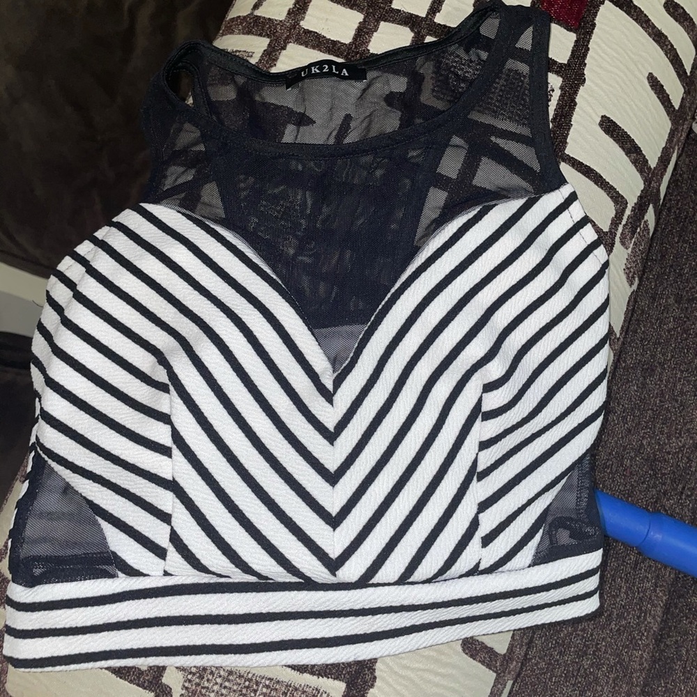 Mesh crop top